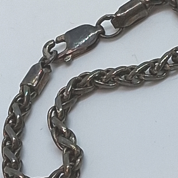 * Lorenzo 925 Sterling Silver & 18k Gold Citrine Stone Necklace - Picture 7 of 7